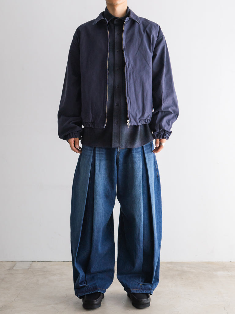 URU - COTTON BACKSATIN - ZIP UP BLOUSON【LAST 1】 – +81