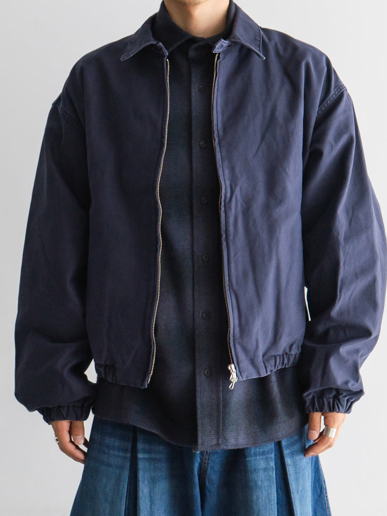 か*に様 URU COTTON COTTON POPLIN ZIP UP BLO URU ZIP UP BLOUSON』 – COLDBECK ONLINE