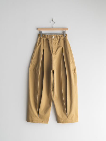 BOX PLEAT TROUSER RAW DENIM