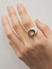 WEISS NUANCE OVAL RING SILVER 2